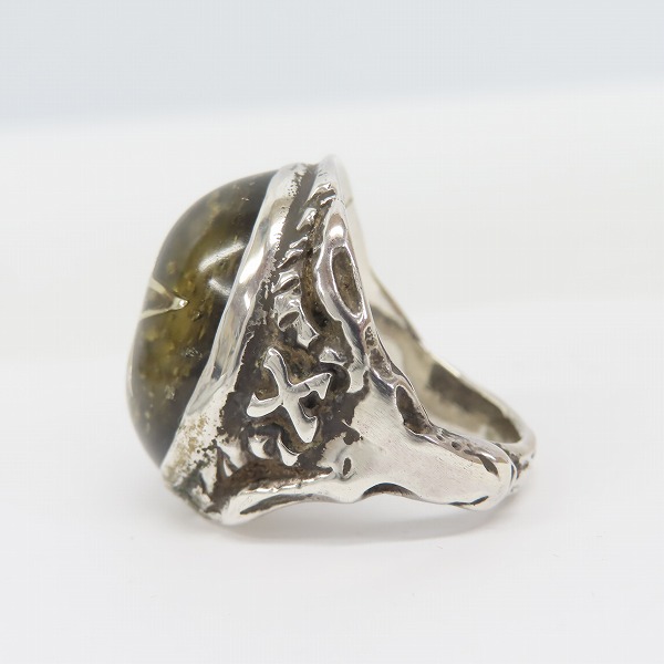 実際に弊社で買取させて頂いた【証明書】アレックスストリーター 10周年ツアー限定 エンジェルハートリング ブラックオニキスギャラクシー 18号の画像 1枚目