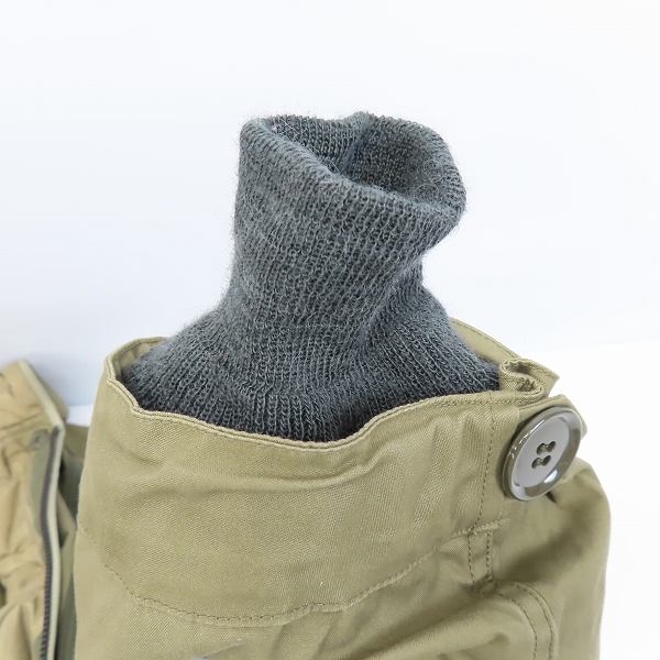 実際に弊社で買取させて頂いたmarka/マーカ MILITARY JACKET COTTON NYLON OXFORD ミリタリーライナー付ジャケット M19C-02BL01C/3の画像 9枚目