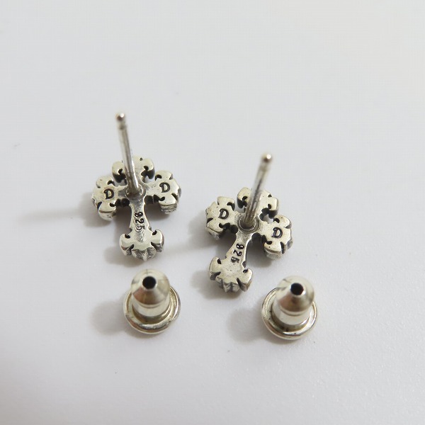 実際に弊社で買取させて頂いたDEAL DESIGN/ディールデザイン  GLクロススタッズ ピアスの画像 2枚目