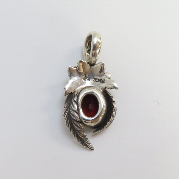 実際に弊社で買取させて頂いた【ギャラ付】Bloody Mary/ブラッディマリー 四神 - 朱雀 ペンダント w/ガーネットの画像 2枚目