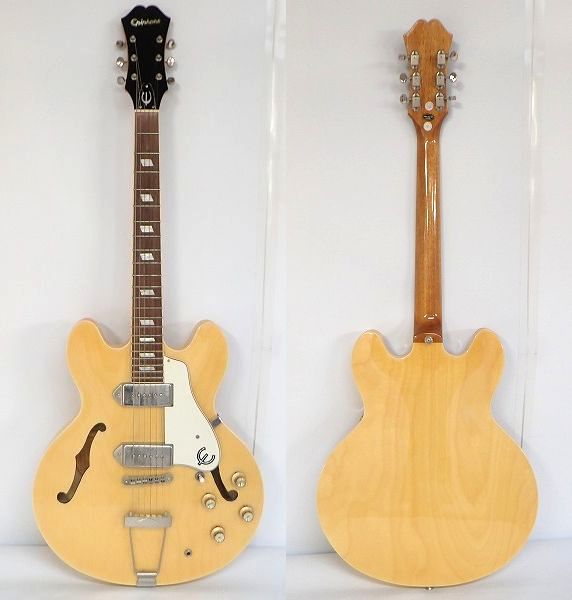 実際に弊社で買取させて頂いた★Epiphone/エピフォン CASINO NA カジノ フルアコ エレキギター ギグケース付 の画像 1枚目