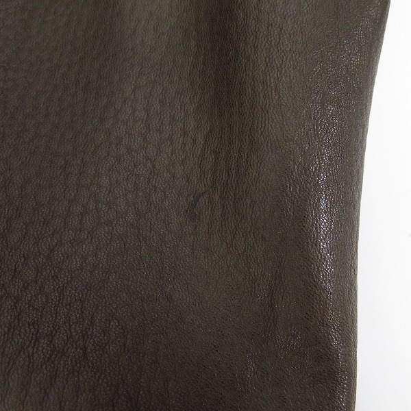 実際に弊社で買取させて頂いたPaul Smith LONDON/ポールスミスロンドン 羊革 レザー トレンチコート/Lの画像 7枚目