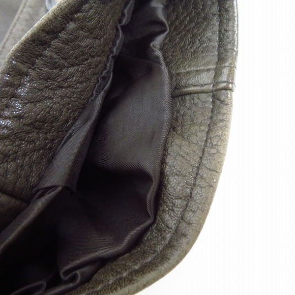 実際に弊社で買取させて頂いたPaul Smith LONDON/ポールスミスロンドン 羊革 レザー トレンチコート/Lの画像 8枚目