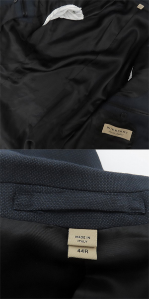 実際に弊社で買取させて頂いた【JPタグ】BURBERRY/バーバリー ジャケット/パンツ 2Pスーツ/44Rの画像 6枚目