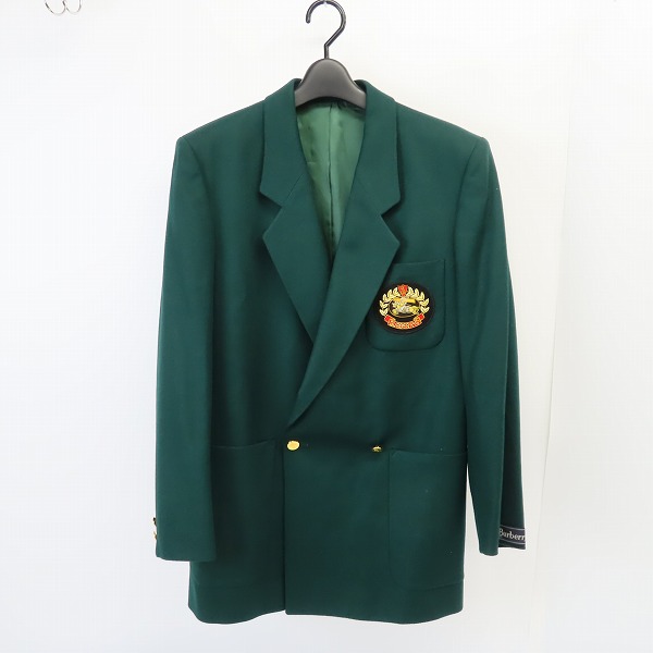 実際に弊社で買取させて頂いたBurberrys/バーバリーズ 胸ポケットエンブレム 1B テーラードジャケット