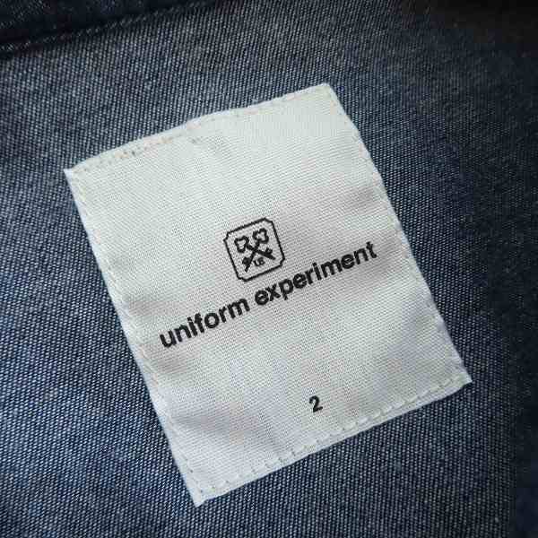 実際に弊社で買取させて頂いたuniform experiment/ユニフォームエクスペリメント 14SS ヨーク切替 ウエスタンシャツ UE-140056/2の画像 2枚目
