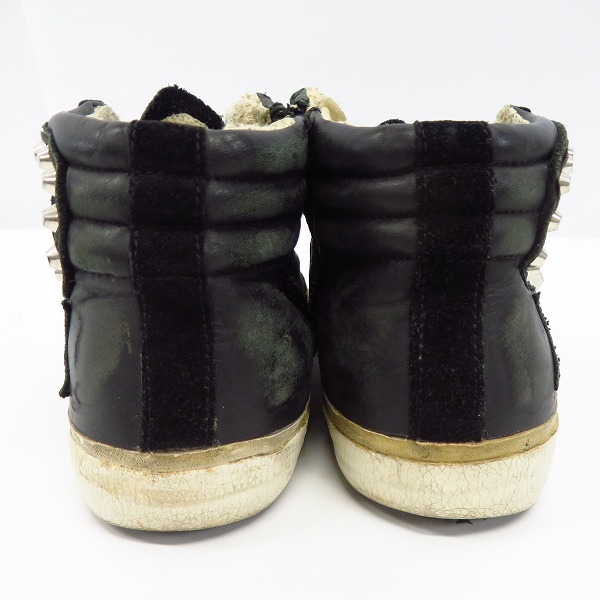 実際に弊社で買取させて頂いたGOLDEN GOOSE/ゴールデングース GGDB サイドジップ レザースニーカー/38の画像 1枚目