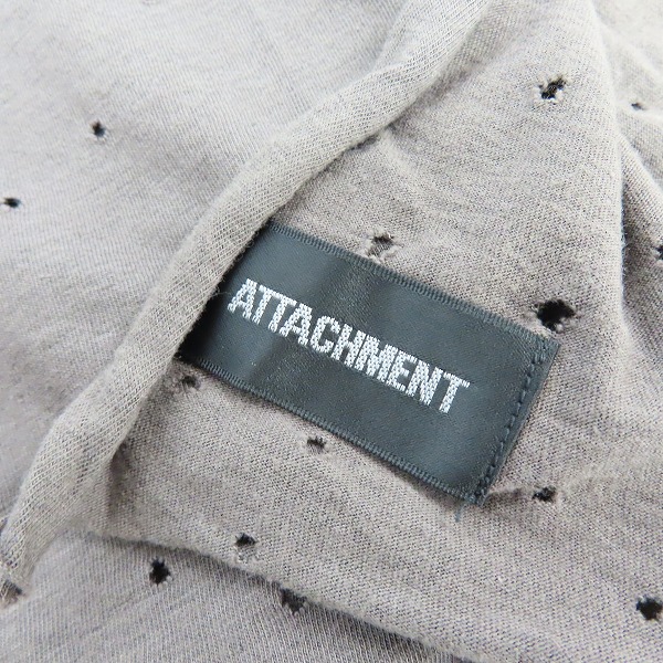 実際に弊社で買取させて頂いたATTACHMENT/アタッチメント LAD MUSICIAN/ラッドミュージシャン他 大判マフラー/ストール 5点セットの画像 8枚目