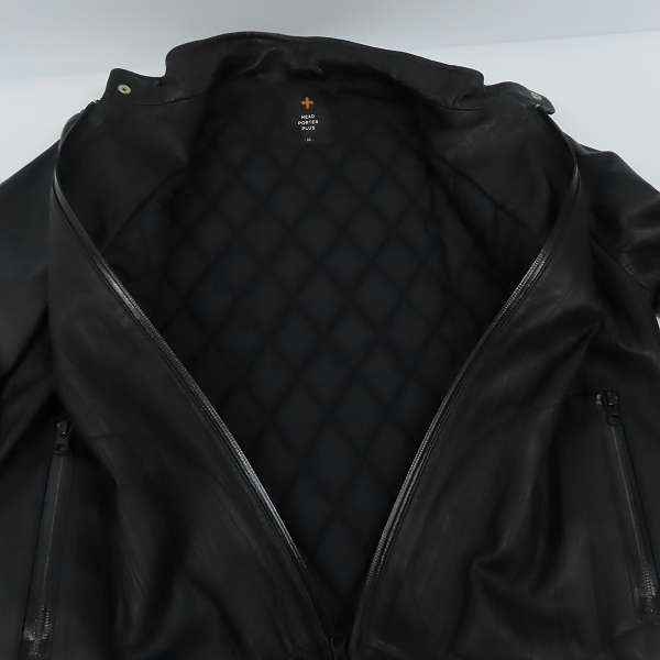 実際に弊社で買取させて頂いたHEAD PORTER PLUS/ヘッドポータープラス シープレザージャケット Mの画像 7枚目