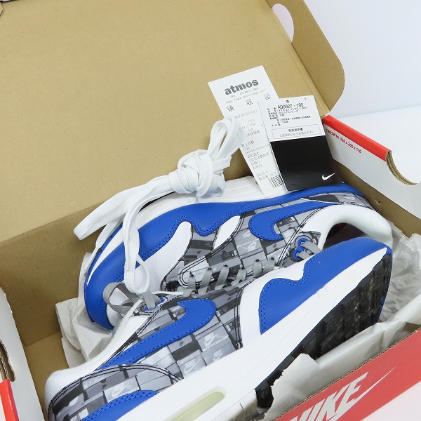 実際に弊社で買取させて頂いたNIKE×atmos/ナイキ×アトモス AIR MAX 1 PRNT/ エアマックス1 プリント 'WE LOVE NIKE' AQ0927-100/24の画像 9枚目