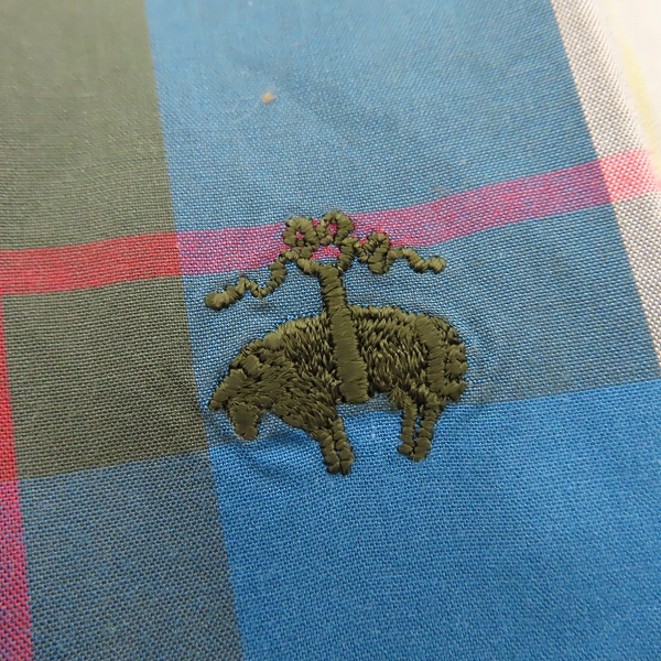 実際に弊社で買取させて頂いたBROOKS BROTHERS/ブルックスブラザーズ チェック柄 胸刺繍 長袖シャツ/L 2点セットの画像 4枚目