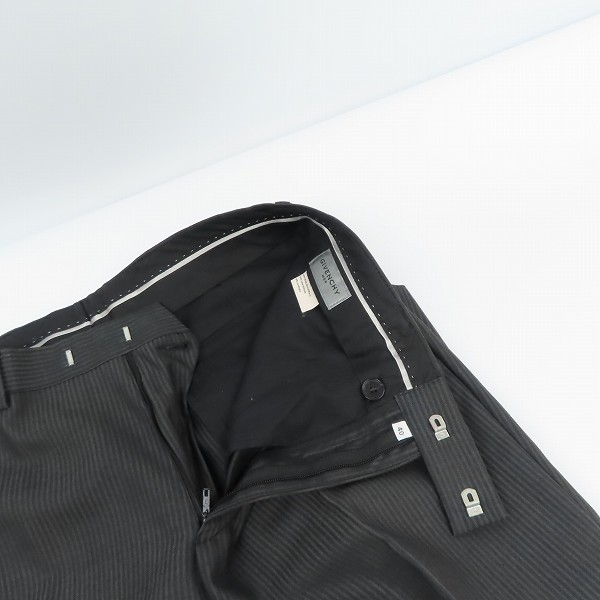 実際に弊社で買取させて頂いたGIVENCHY/ジバンシィ ストライプ柄 スラックスパンツ/40の画像 5枚目
