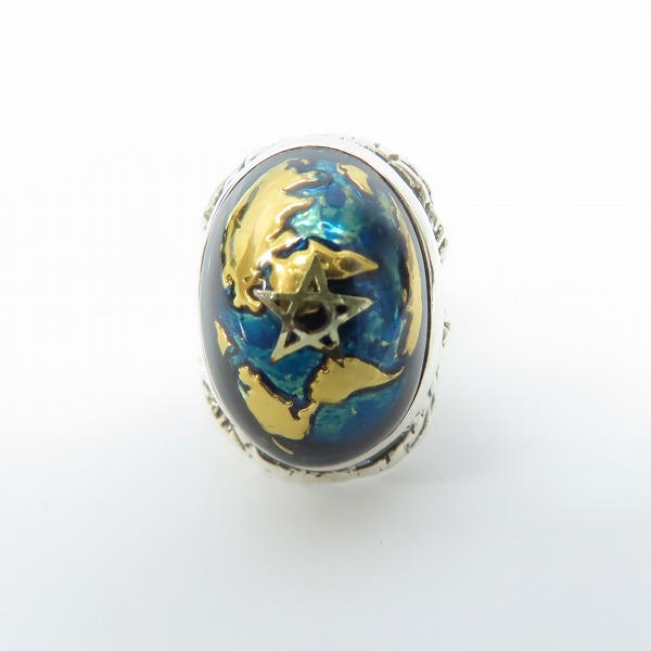 実際に弊社で買取させて頂いたALEX STREETER/アレックスストリーター エンジェルハートリング ギャラクシーシリーズ EARTH/アース/14.5号の画像 1枚目