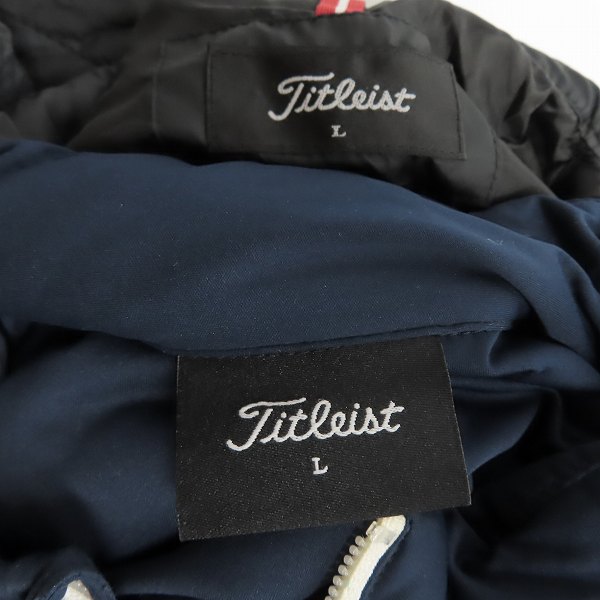 実際に弊社で買取させて頂いたTitleist/タイトリスト 中綿 ジャケット /L 2点セットの画像 2枚目