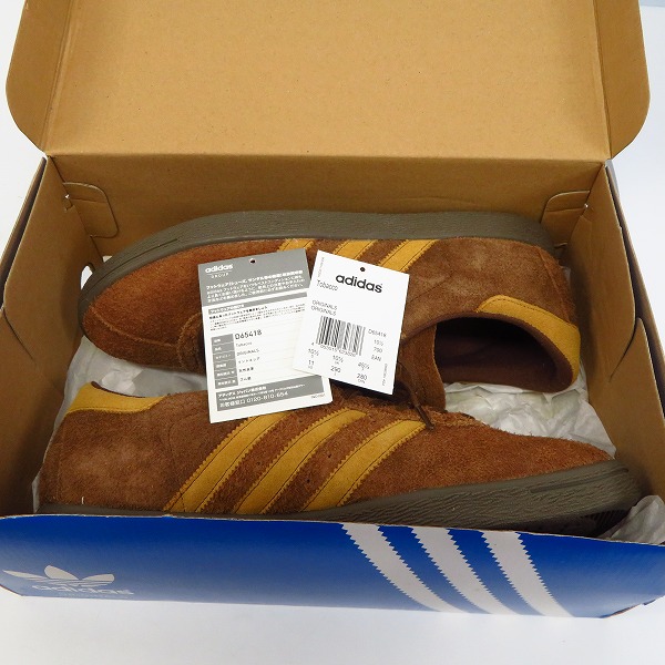 実際に弊社で買取させて頂いたadidas/アディダス Tobacco/タバコ ブラウン スニーカー/シューズ D65418/29の画像 7枚目