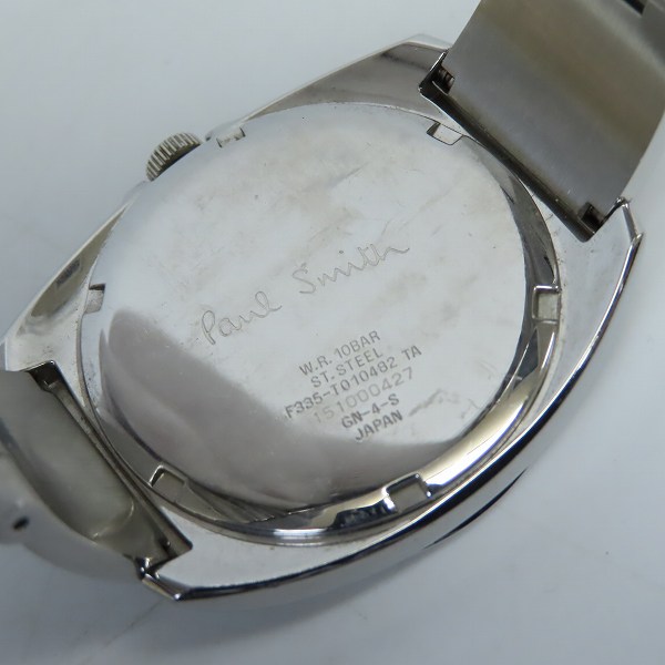 実際に弊社で買取させて頂いたPaul Smith/ポールスミス  Five Eyes クオーツ腕時計 GN-4-S 【動作未確認】の画像 3枚目