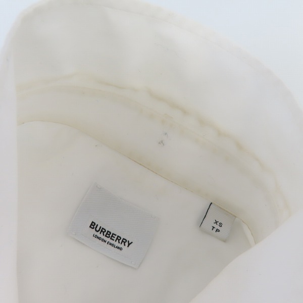 実際に弊社で買取させて頂いた【JPタグ】BURBERRY/バーバリー エンブロイダリー モノグラム 長袖シャツ 8028558/XSの画像 6枚目