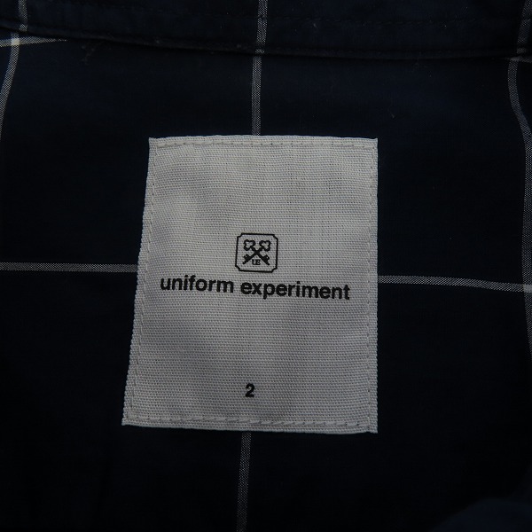 実際に弊社で買取させて頂いたuniform experiment/ユニフォームエクスペリメント DRIPPING MIL B.D SHIRT 長袖シャツ UE-202031/2の画像 2枚目