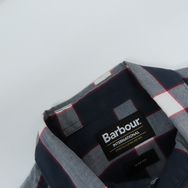 実際に弊社で買取させて頂いたBarbour/バブアー チェック柄 ロングスリーブシャツ/長袖シャツ 2点セットの画像 5枚目