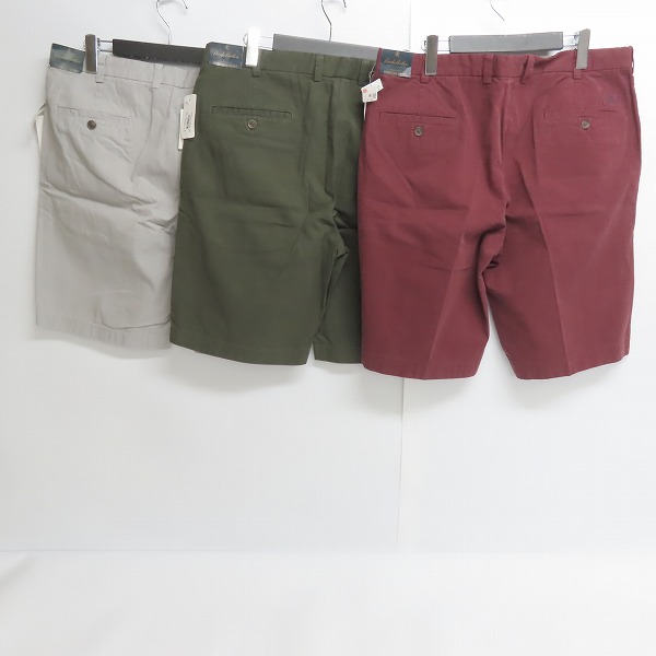 実際に弊社で買取させて頂いた【未使用】BROOKS BROTHERS/ブルックスブラザーズ ハーフパンツ/36 3点セットの画像 1枚目