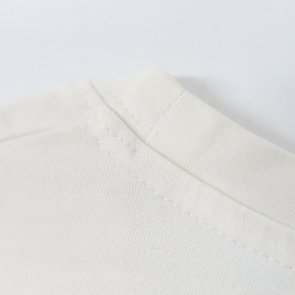 実際に弊社で買取させて頂いた【JPタグ】BALMAIN/バルマン ロゴプリント 半袖Tシャツ ホワイト W7H8601I039/Sの画像 7枚目