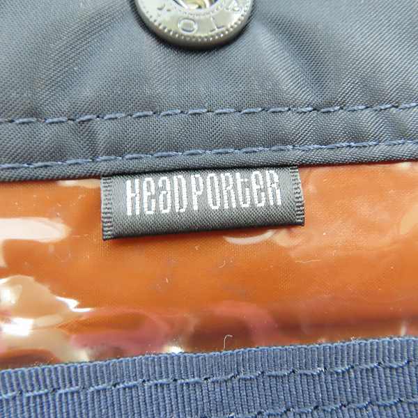 実際に弊社で買取させて頂いたHEAD PORTER/ヘッドポーター TANKER/タンカー トートバッグ ネイビーの画像 4枚目