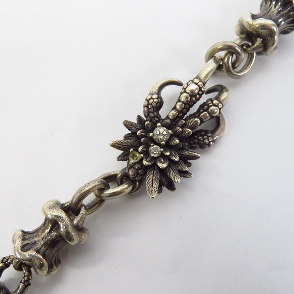 実際に弊社で買取させて頂いたBloody Mary/ブラッディマリー ナイトレイヴン ウォレットチェーン 大烏 ｗ/ストーンの画像 1枚目