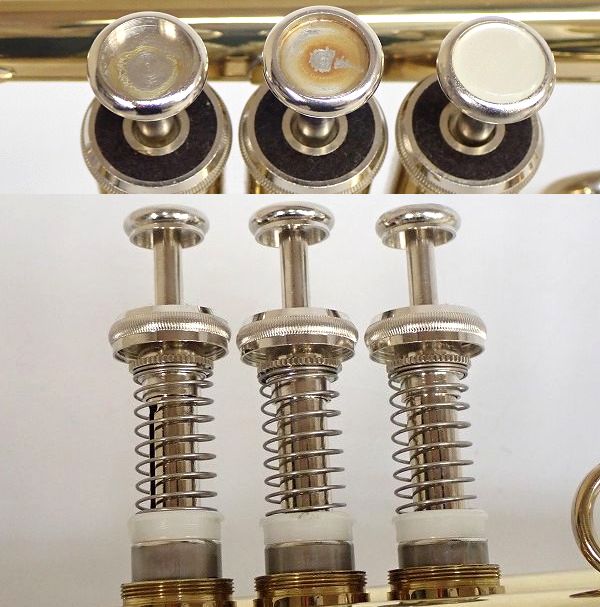 実際に弊社で買取させて頂いたJupiter/ジュピター トランペット JTR-300 管楽器 マウスピース・ハードケース付き の画像 5枚目