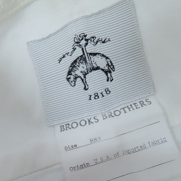 実際に弊社で買取させて頂いたBLACK FLEECE by Brooks Brothers/ブルックスブラザーズ ワンポイント 刺繍 ボタンダウンカラーシャツ/BB3の画像 2枚目