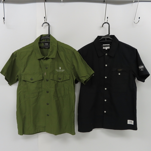 実際に弊社で買取させて頂いたTHE CRIMIE/クライミー 半袖ワークシャツ/S 2点セット
