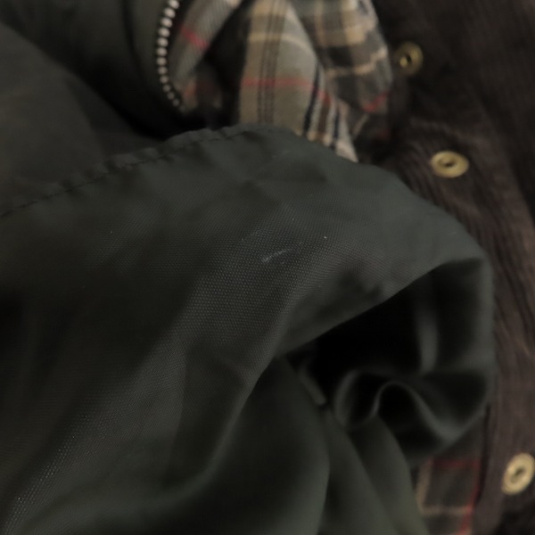 実際に弊社で買取させて頂いたbarbour/バブアー ビデイル オイルドジャケット カーキの画像 7枚目