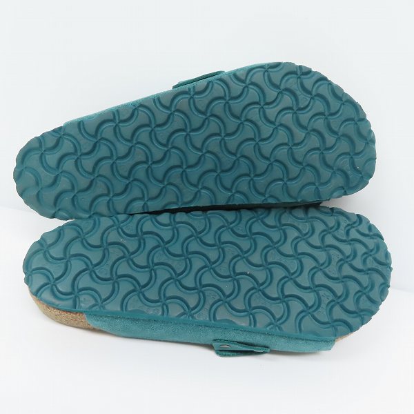 実際に弊社で買取させて頂いたBIRKENSTOCK/ビルケンシュトック KYOTO/キョウト ダークティール スウェード サンダル Size：26.5cmの画像 2枚目