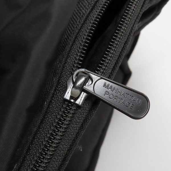 実際に弊社で買取させて頂いたmanhattan portage/マンハッタンポーテージ ショルダーバッグ 黒の画像 9枚目