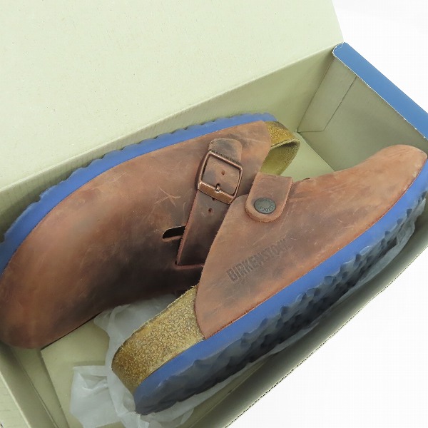 実際に弊社で買取させて頂いたBIRKENSTOCK/ビルケンシュトック BOSTON/ボストン レザー サンダル/24.5の画像 7枚目