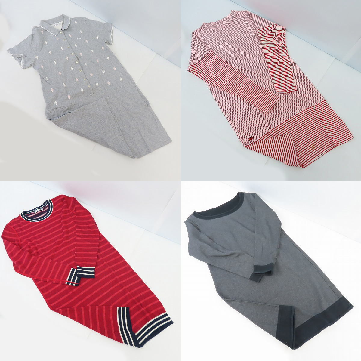 実際に弊社で買取させて頂いた【未使用含む】LACOSTE/ラコステ セーター/ポロシャツ等 8点セットの画像 1枚目