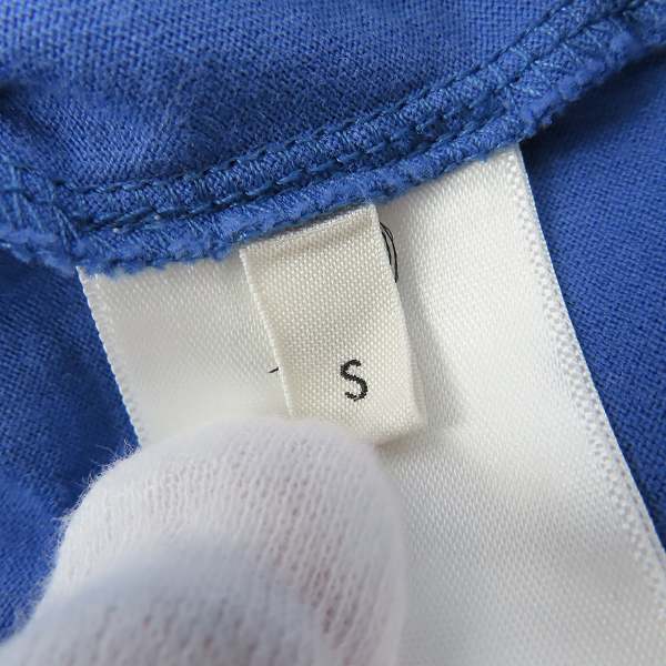 実際に弊社で買取させて頂いたCELINE/セリーヌ 21SS ロゴプリントルーズフィットTシャツ ブルー 2X681501F/Sの画像 3枚目