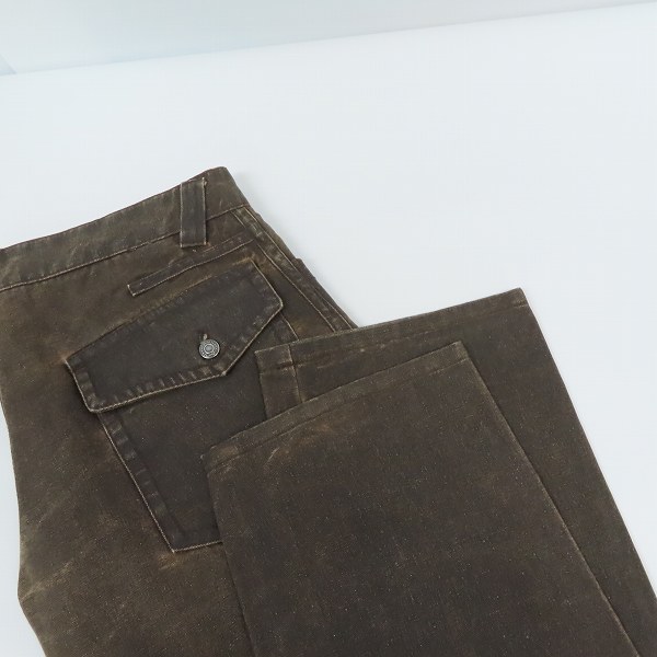 実際に弊社で買取させて頂いたJohn Galliano/ジョンガリアーノ デニムパンツ/ジーンズ AUN205T/46の画像 7枚目
