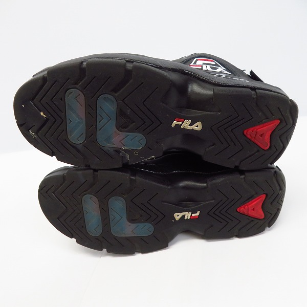 実際に弊社で買取させて頂いたFILA/フィラ 21FW Grant Hill 2/グランドヒル 25th Anniversary Black 25周年 1BM01374-014/27.5の画像 2枚目