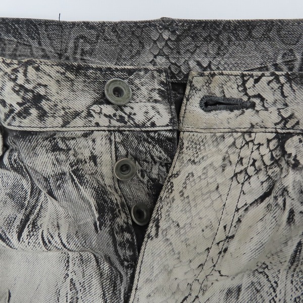 実際に弊社で買取させて頂いたLGB/ルグランブルー S-WOLF BB6978SN スネークパンツ/29の画像 5枚目