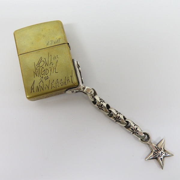 実際に弊社で買取させて頂いたBWL/ビルウォールレザー ZIPPO/ジッポー スター 2005年製の画像 1枚目