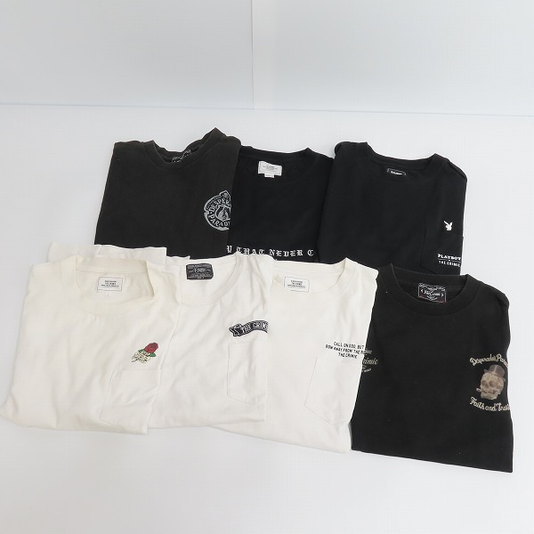 実際に弊社で買取させて頂いたTHE CRIMIE/クライミー Tシャツ/カットソー/S/M 7点セット