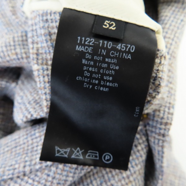 実際に弊社で買取させて頂いたSOVEREIGN UNITED ARROWS/ユナイテッドアローズ リネン混 3Bテーラードジャケット/52の画像 3枚目