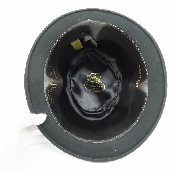 実際に弊社で買取させて頂いたCA4LA/カシラ ウール 中折れハット/帽子の画像 4枚目