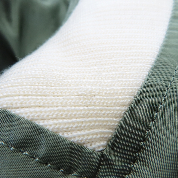 実際に弊社で買取させて頂いたSTUSSY×fragment design×ALPHA/ステューシー×フラグメント×アルファ 25周年記念 MA-1 フライトジャケット/Lの画像 4枚目