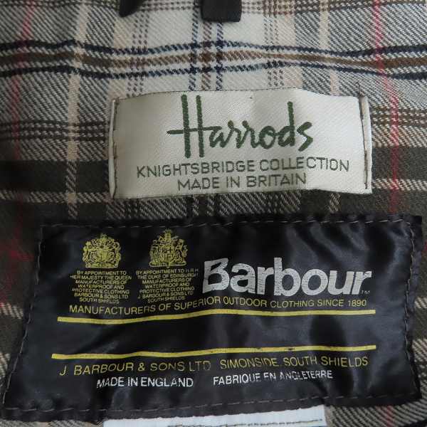 実際に弊社で買取させて頂いたbarbour/バブアー ビデイル オイルドジャケット カーキの画像 2枚目