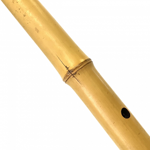 実際に弊社で買取させて頂いた尺八 在銘 鳳晴 二つ印 琴古流 漆巻き 全長70.2cm 和楽器の画像 2枚目