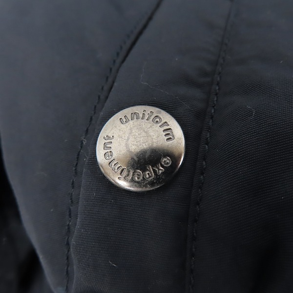 実際に弊社で買取させて頂いたuniform experiment/ユニフォームエクスペリメント PADDED MILITARY FUR COAT ファーコート UE-167057/2の画像 7枚目