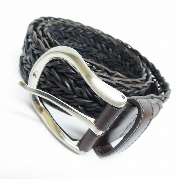 実際に弊社で買取させて頂いたPaul Smith collection/ポールスミスコレクション イントレチャート メッシュレザーベルト