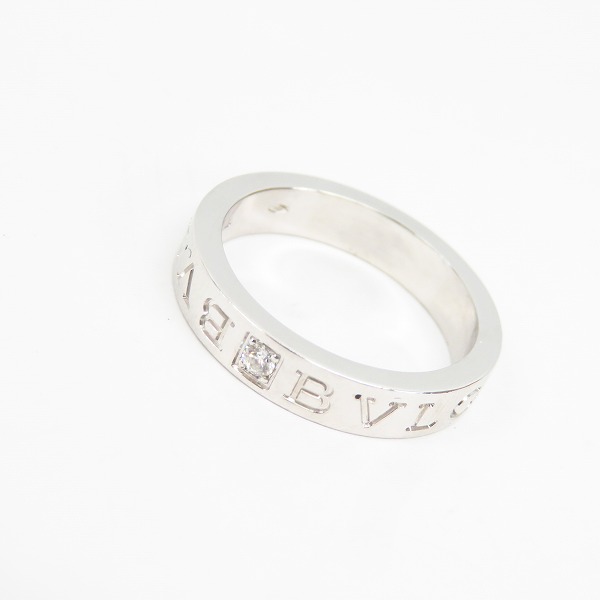 実際に弊社で買取させて頂いたBVLGARI/ブルガリ リング ダブルロゴ 1ダイヤ 750WG 15.5号