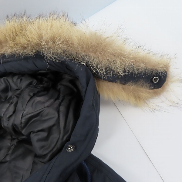 実際に弊社で買取させて頂いたuniform experiment/ユニフォームエクスペリメント PADDED MILITARY FUR COAT ファーコート UE-167057/2の画像 9枚目